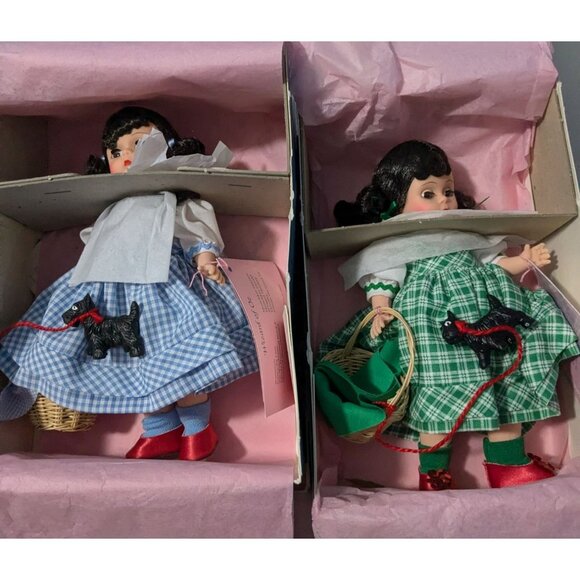 Wizard Of Oz 8-Piece Madame Alexander Collectible Doll Set Vintage - Picture 1 of 16